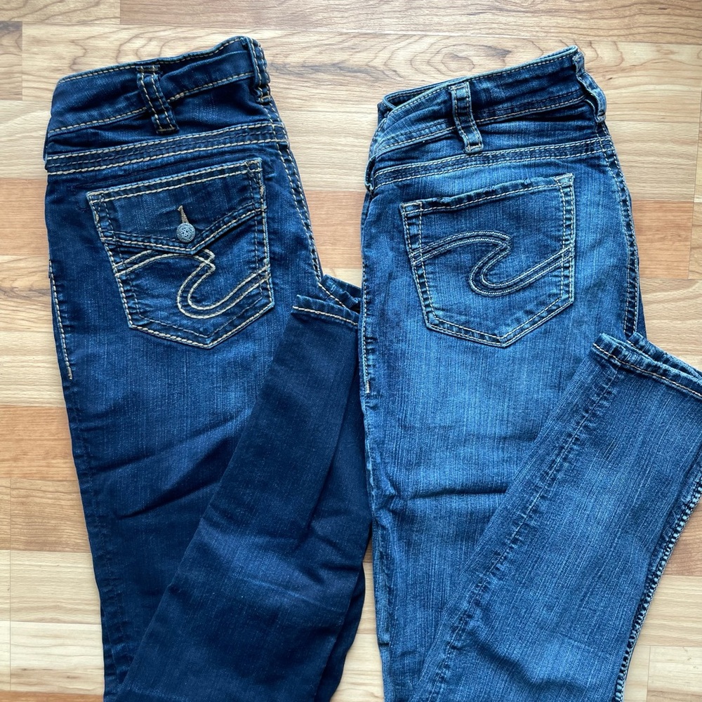 Womens Suki Silver Jeans